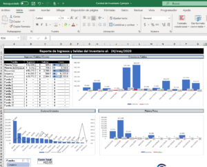 Plantilla en Excel para Control de Inventario